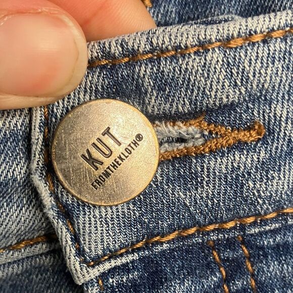 Kut from the Kloth “Fab ab high rise skinny” Blue Women's Jeans size 14 #713 - Picture 9 of 11